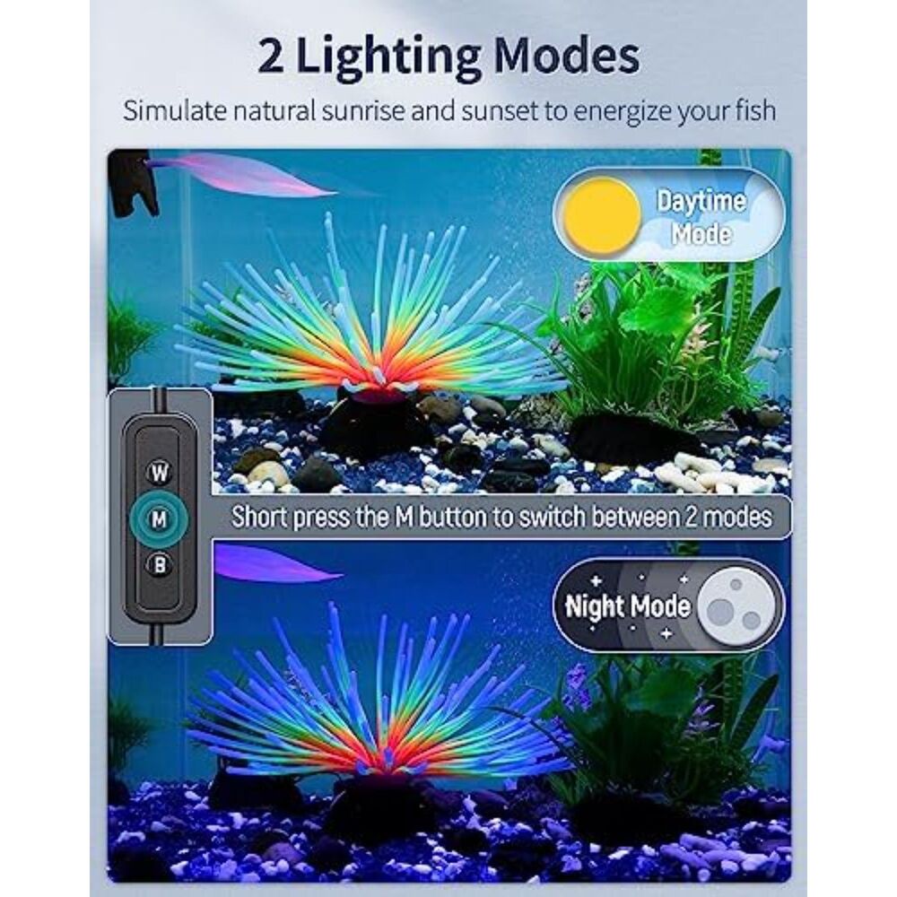 11W Aquarium LED Light for 12 to 18 Inch Fish Tanks Extendable Fish Tank Light - Picture 11 of 11